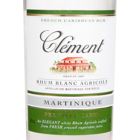 CLEMENT Première Canne, rhum blanc agricole AOC 70cl 40° - Martinique