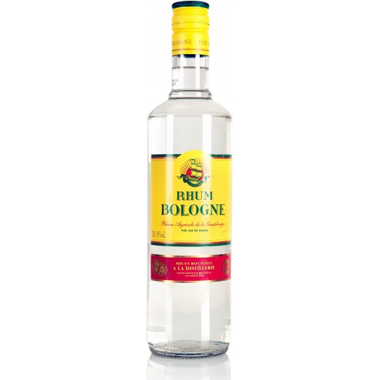 BOLOGNE - Le 55, rhum blanc agricole - 70cl 55° - Guadeloupe