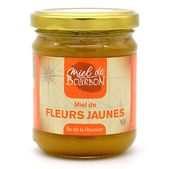 MIEL DE BOURBON - Miel de fleurs jaunes, miel bio 250g - Île de la Réunion