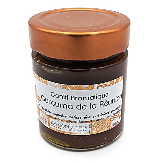 Les Girafons – Confit aromatique Curcuma, confit artisanal 155g - Île de la Réunion