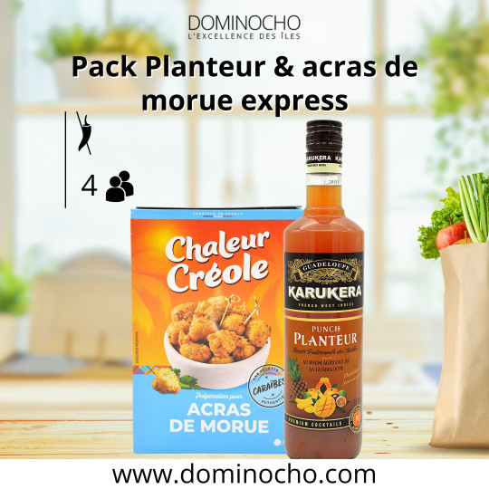 Pack planteur & accras pour 4 personnes