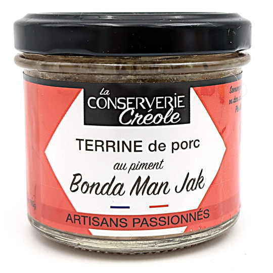 La Conserverie Créole – Terrine de porc Bonda Man Jak 105g – Martinique