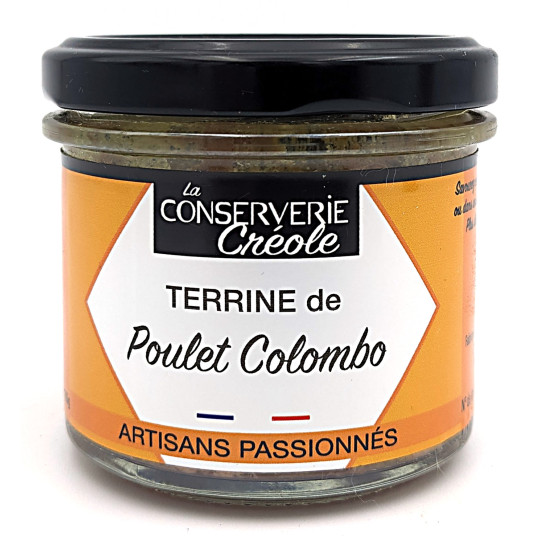 La Conserverie Créole – Terrine de Poulet Colombo 105g – Martinique